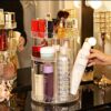 360° Rotating cosmetic organizer