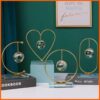 GOLDEN IRON CRYSTAL BALL ORNAMENTS - Image 2