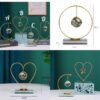 GOLDEN IRON CRYSTAL BALL ORNAMENTS
