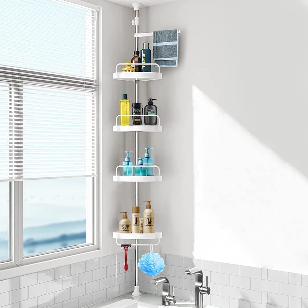 4-tier telescopic corner rack