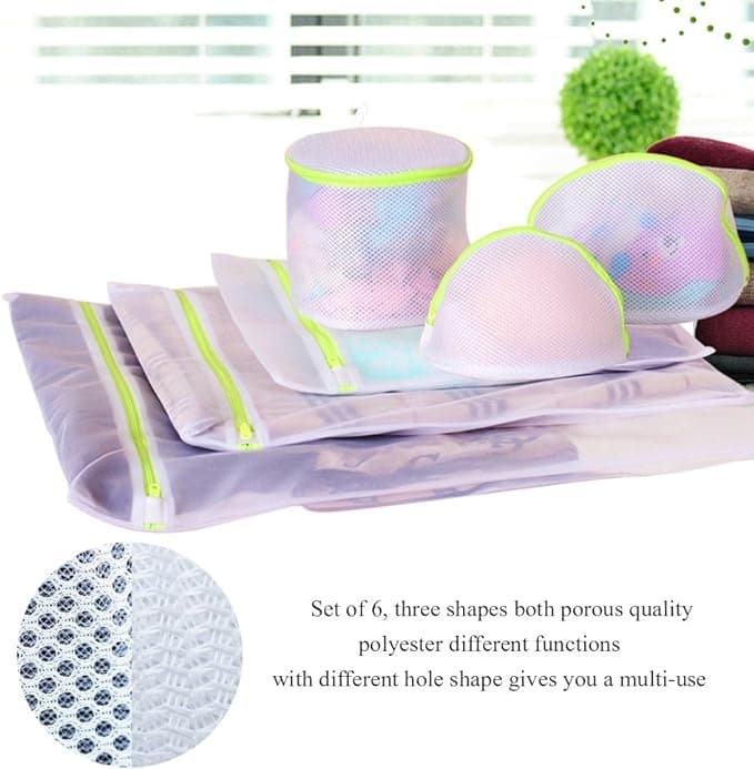 Delicates inside a mesh bag