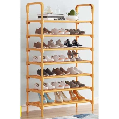 Assembled shoe rack