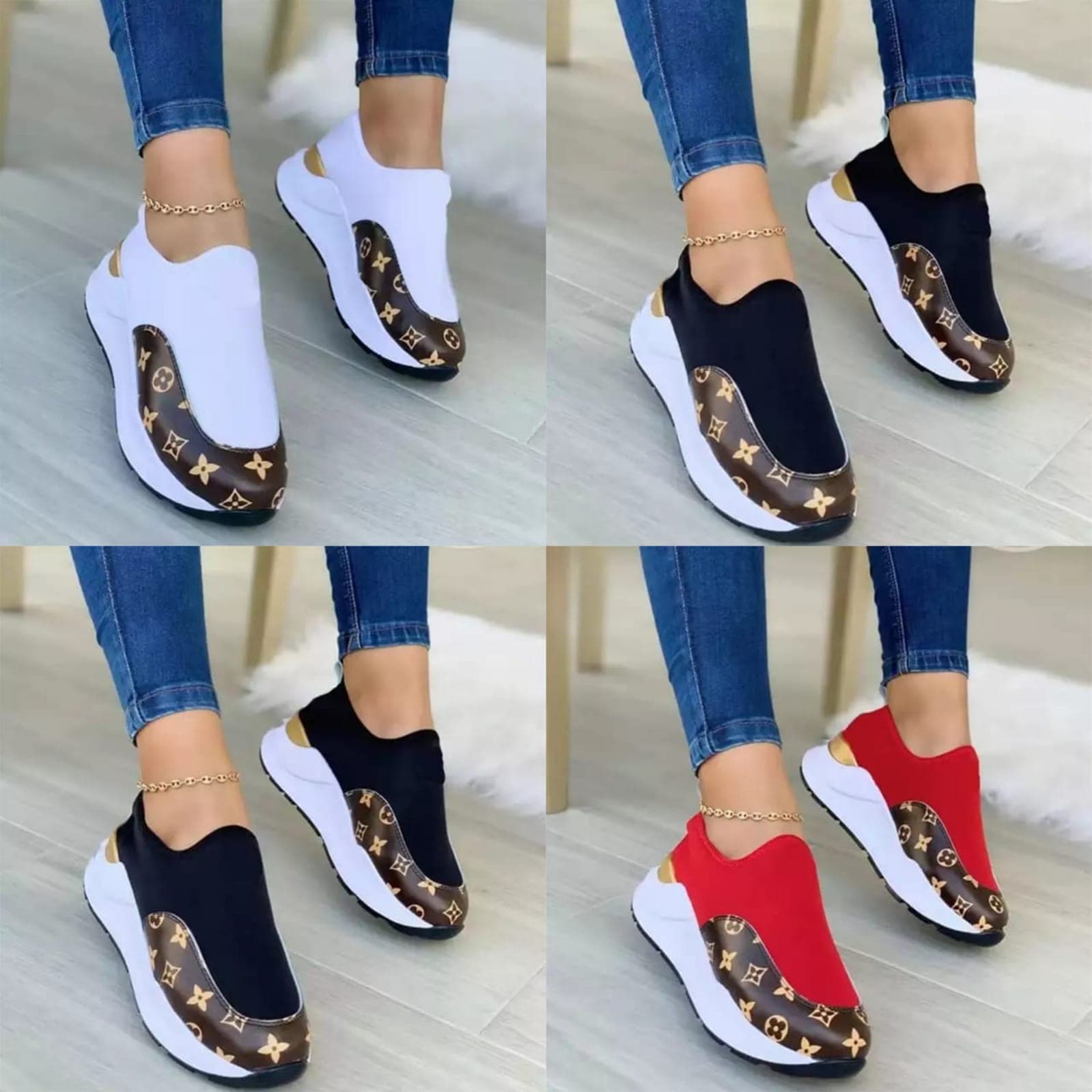 Breathable casual slip-on shoes