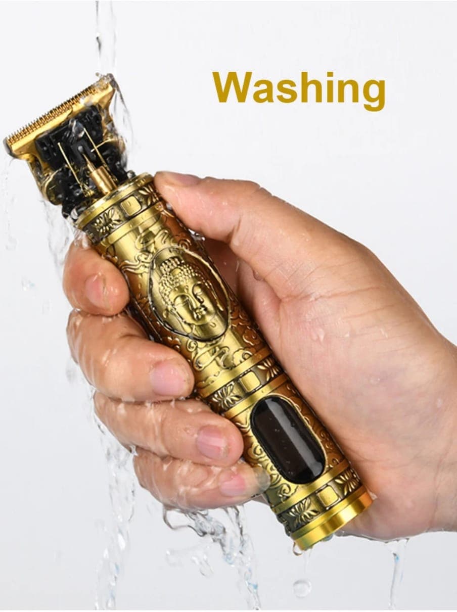 Vintage trimmer in use