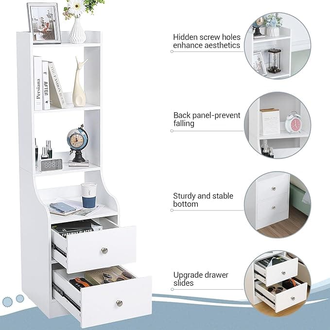 Cabinet drawers open