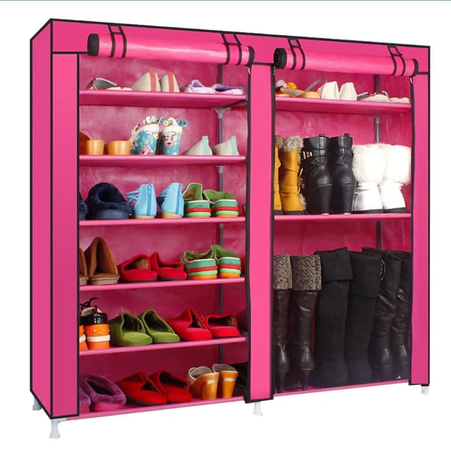 Shoe rack tiers