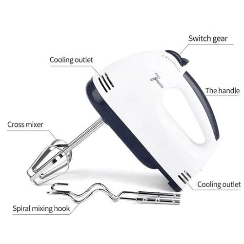 Hand mixer whipping cream