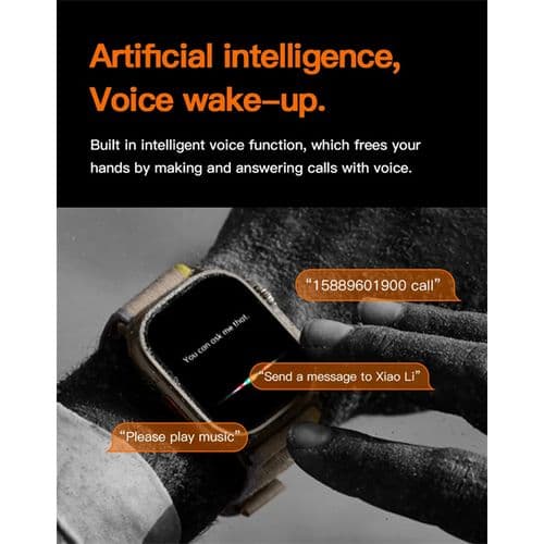 Smart watch on the wrist