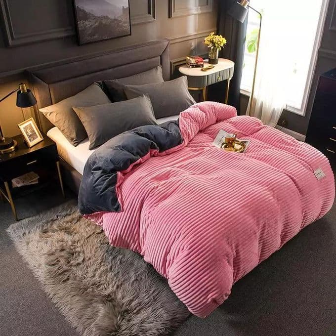 Fleece bedsheet and pillowcases