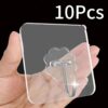 Multifunctional Transparent Hooks with a hook